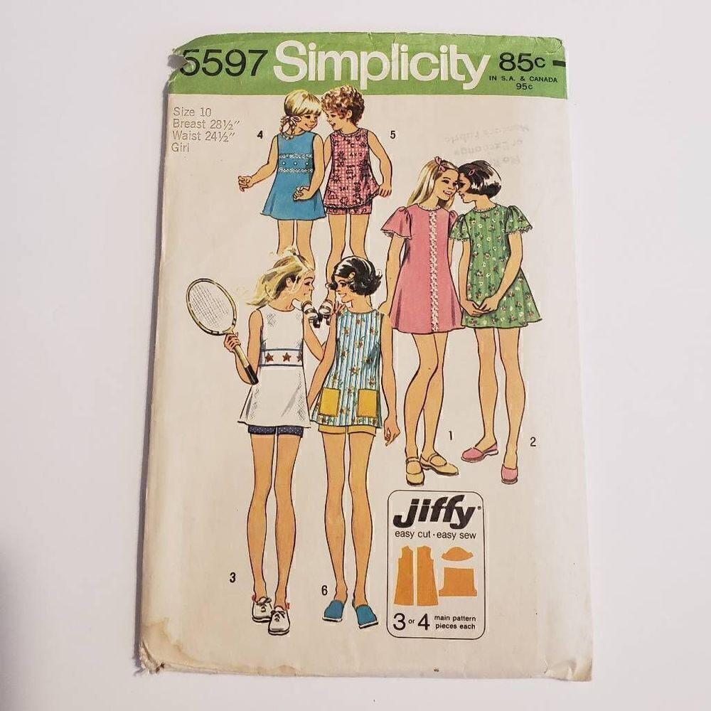 Vintage Simplicity Sewing Pattern